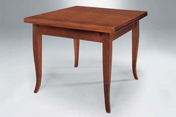 Stół z drewna 06_Bidermeier kwadrat rozkladany